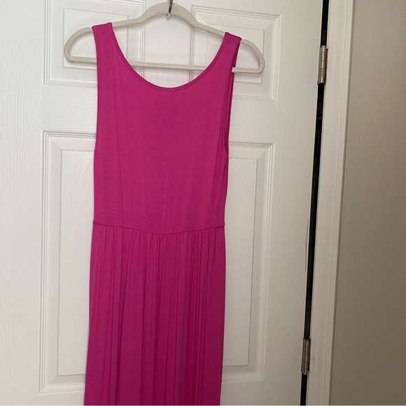Pink Blush Sleeveless Maxi Dress Fushia Pink Color Size Small - Picture 3 of 5